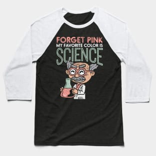 Crazy Scientist Baseball T-Shirt